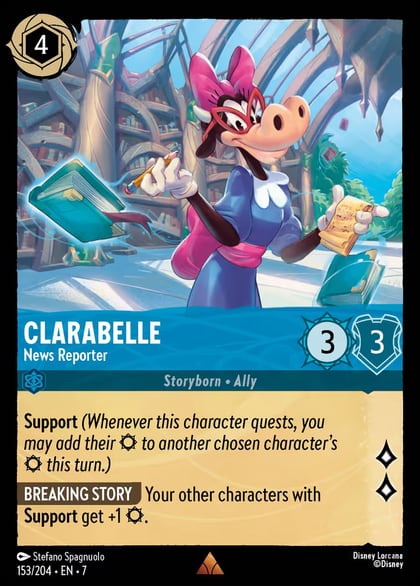 Clarabelle - News Reporter, Archazia's Island 153/204