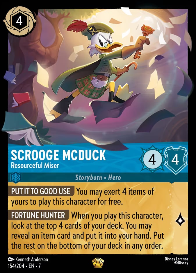 Scrooge McDuck - Resourceful Miser, Archazia's Island 154/204