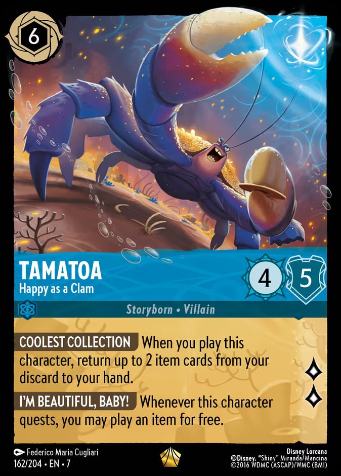 Tamatoa - Happy as a Clam, Archazia's Island 162/204