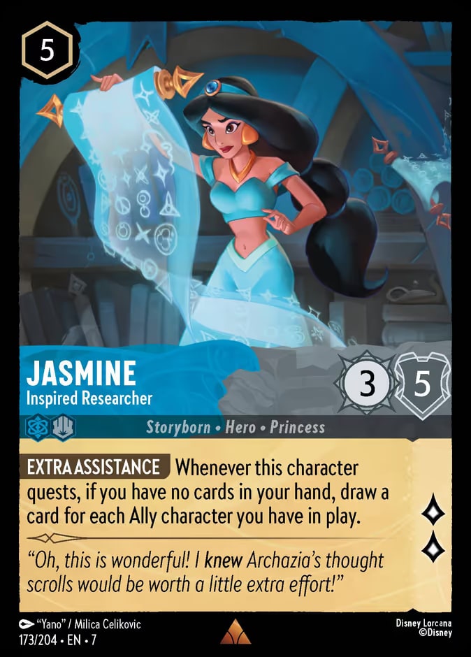 Jasmine - Inspired Researcher, Archazia's Island 173/204