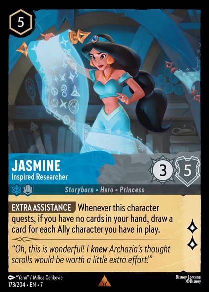 Jasmine - Inspired Researcher, Archazia's Island 173/204