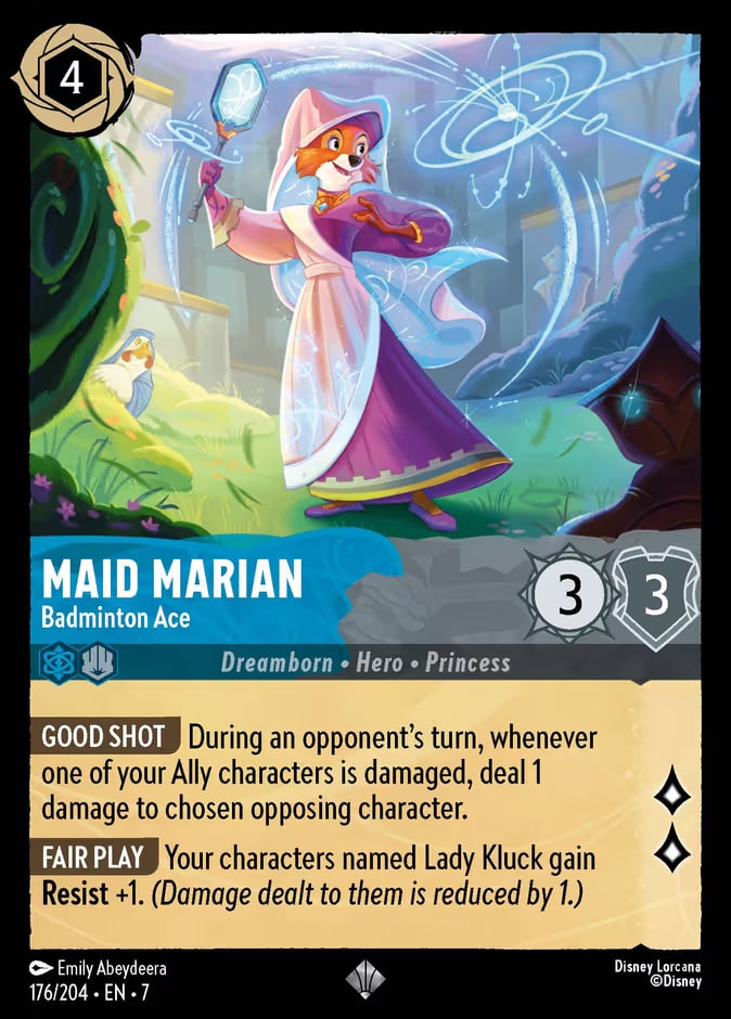 Maid Marian - Badminton Ace, Archazia's Island 176/204