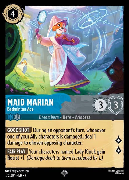 Maid Marian - Badminton Ace, Archazia's Island 176/204
