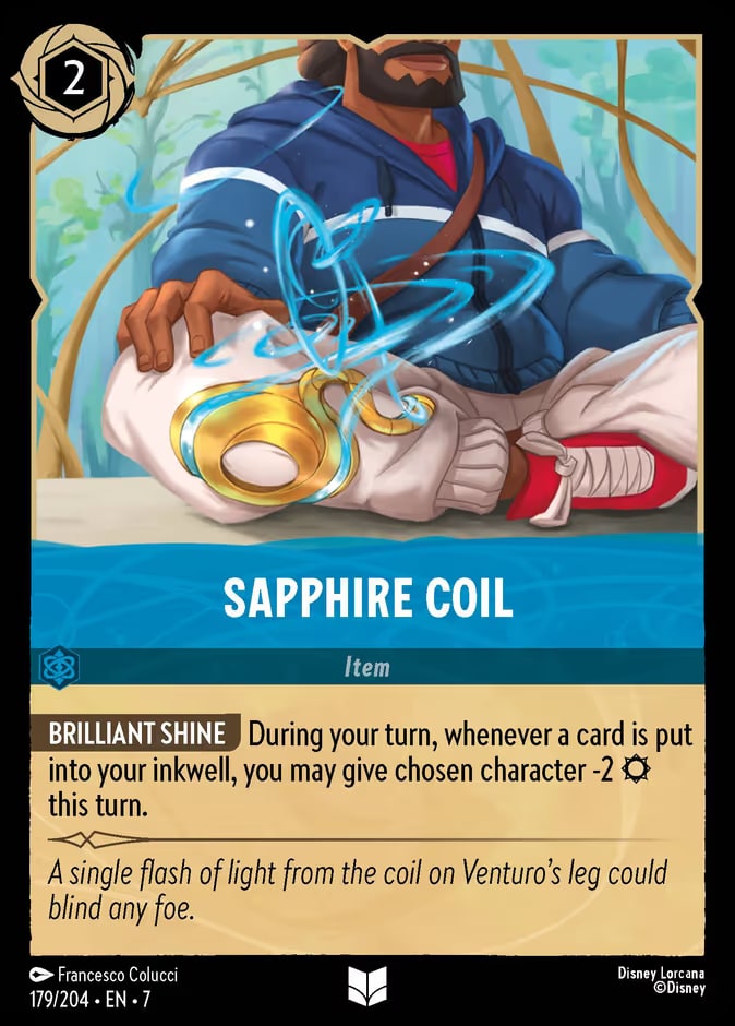Sapphire Coil, Archazia's Island 179/204