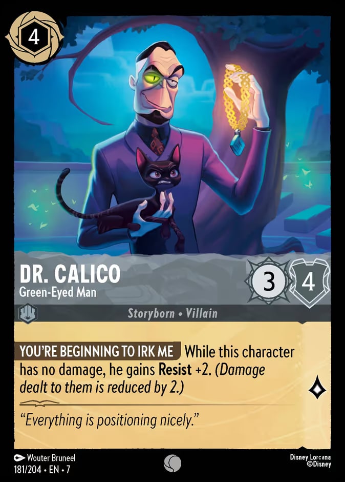 Dr. Calico - Green-Eyed Man, Archazia's Island 181/204