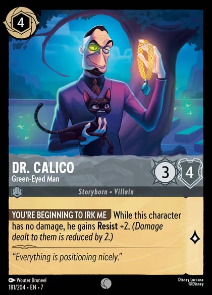 Dr. Calico - Green-Eyed Man, Archazia's Island 181/204