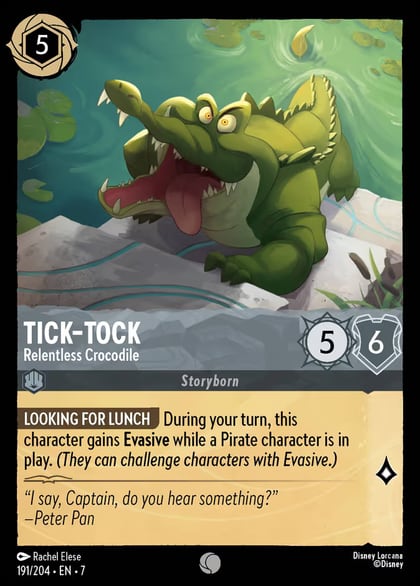 Tick-Tock - Relentless Crocodile, Archazia's Island 191/204