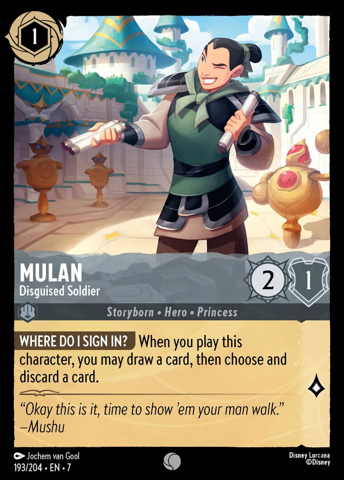 Mulan - Disguised Soldier, Archazia's Island 193/204