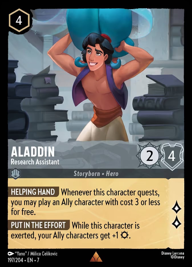 Aladdin - Research Assistant, Archazia's Island 197/204