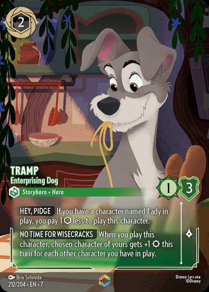 Tramp - Enterprising Dog (Enchanted), Archazia's Island 212/204