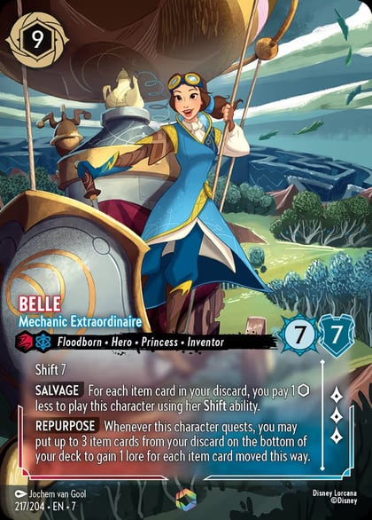 Belle - Mechanic Extraordinaire (Enchanted), Archazia's Island 217/204