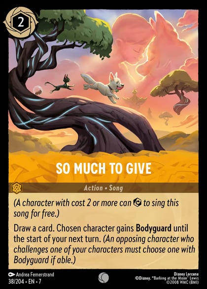 So Much to Give, Archazia's Island 38/204