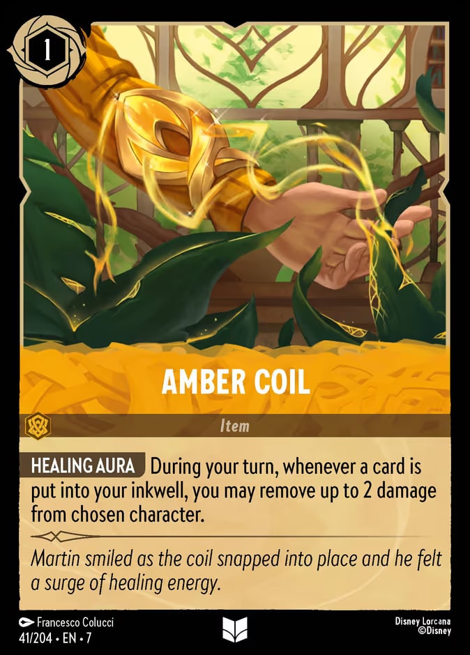 Amber Coil, Archazia's Island 41/204