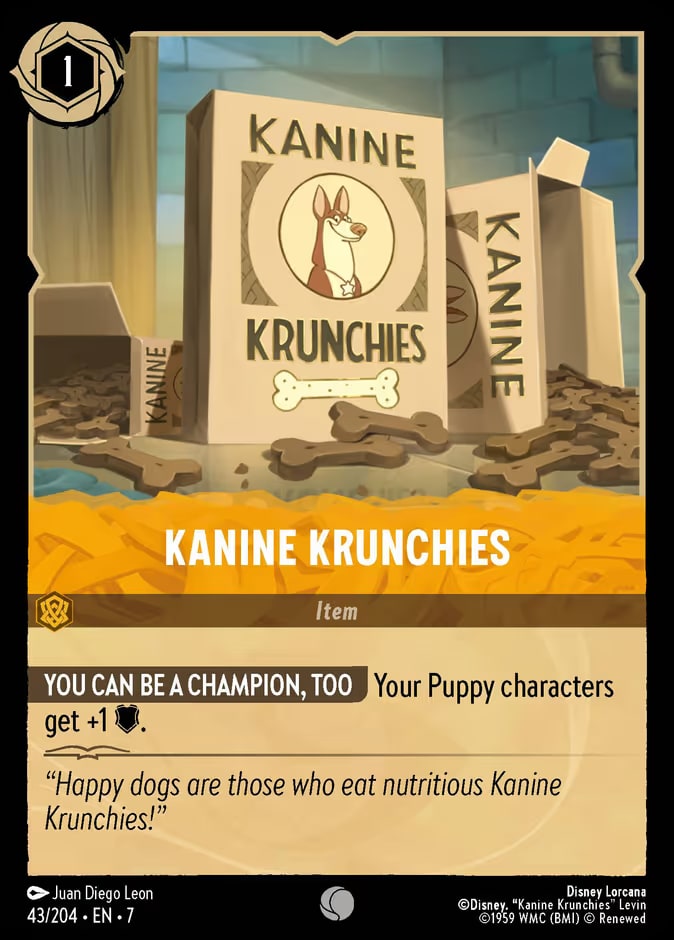 Kanine Krunchies, Archazia's Island 43/204