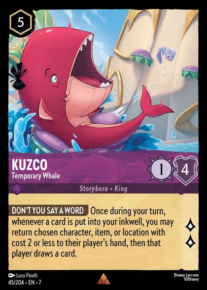 Kuzco - Temporary Whale, Archazia's Island 45/204