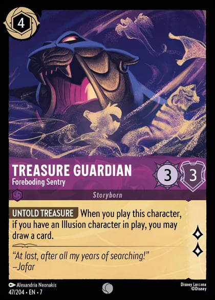 Treasure Guardian - Foreboding Sentry, Archazia's Island 47/204