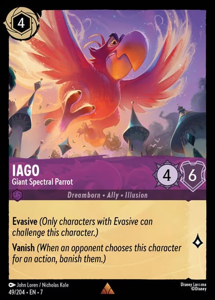Iago - Giant Spectral Parrot, Archazia's Island 49/204