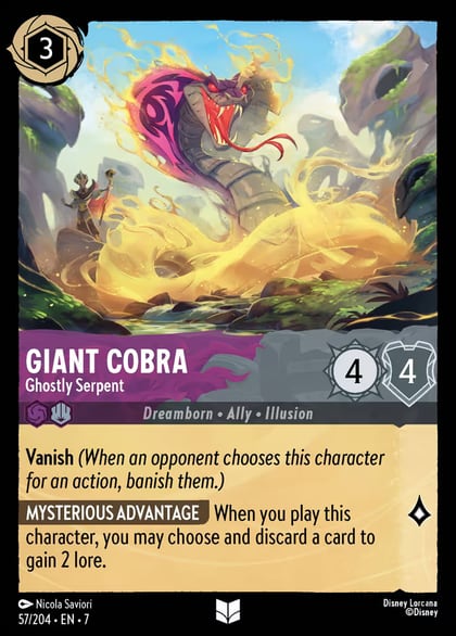 Giant Cobra - Ghostly Serpent, Archazia's Island 57/204