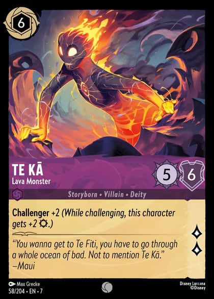 Te Ka - Lava Monster, Archazia's Island 58/204