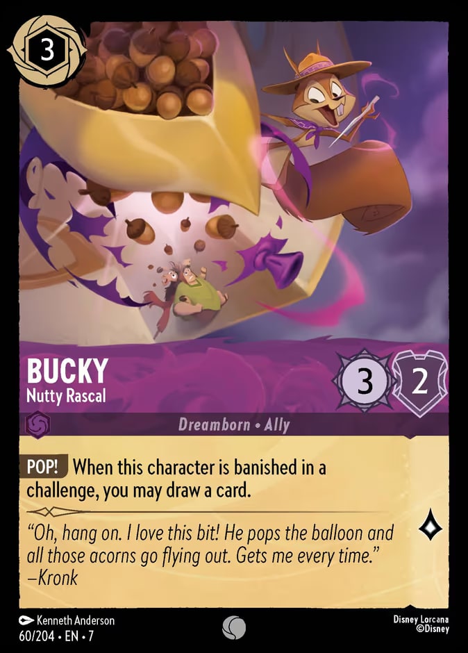 Bucky - Nutty Rascal, Archazia's Island 60/204