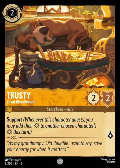 Trusty - Loyal Bloodhound, Archazia's Island 6/204