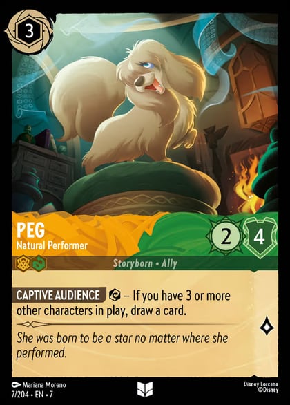 Peg - Natural Performer, Archazia's Island 7/204