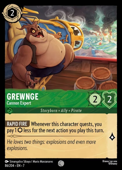 Grewnge - Cannon Expert, Archazia's Island 86/204