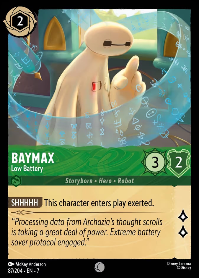 Baymax - Low Battery, Archazia's Island 87/204