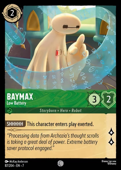 Baymax - Low Battery, Archazia's Island 87/204