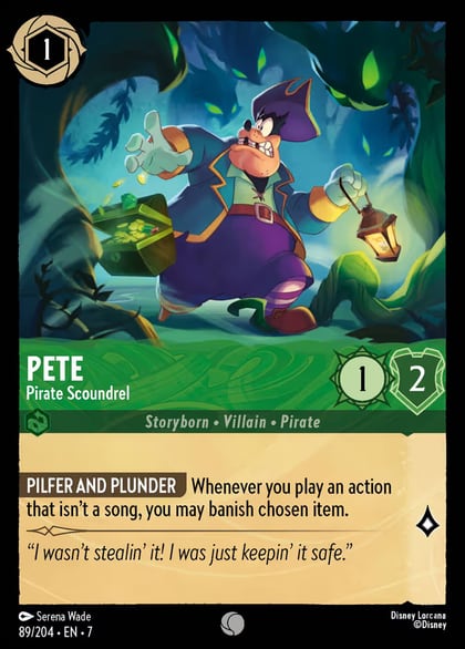 Pete - Pirate Scoundrel, Archazia's Island 89/204