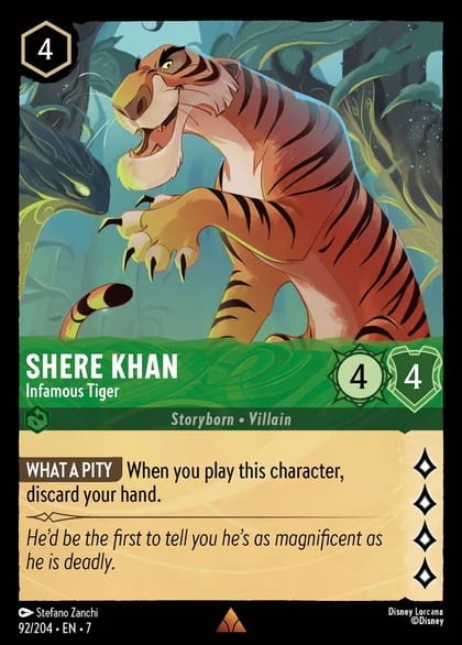 Shere Khan - Infamous Tiger, Archazia's Island 92/204