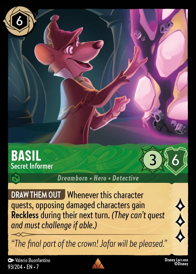 Basil - Secret Informer, Archazia's Island 93/204