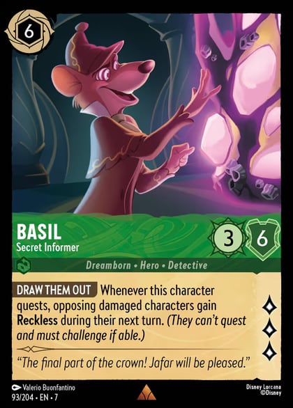 Basil - Secret Informer, Archazia's Island 93/204