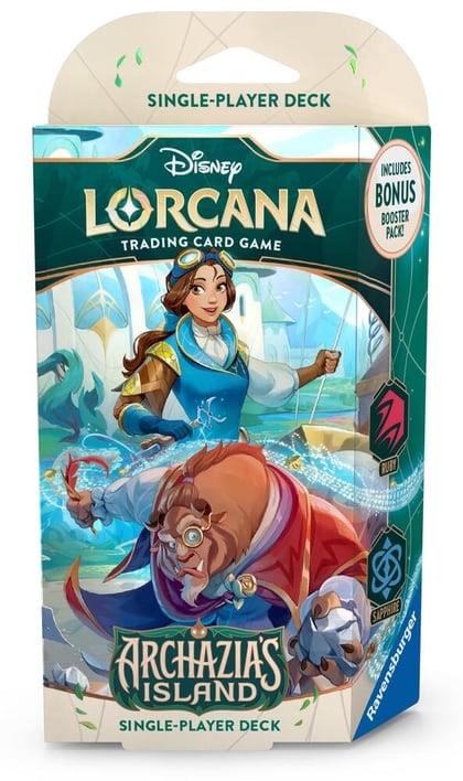 Disney Lorcana: Archazia's Island Starter Deck (Ruby & Sapphire), Archazia's Island P607802