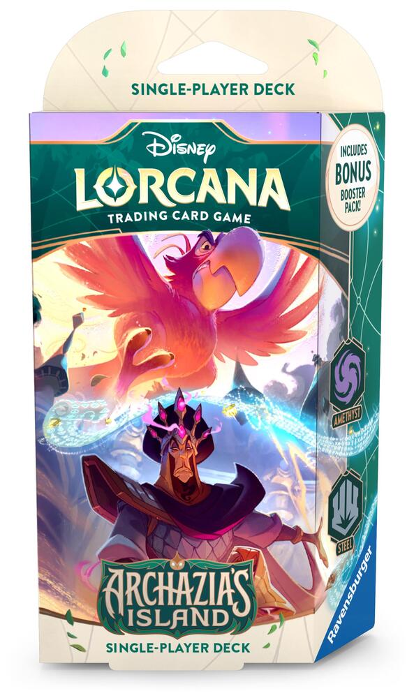 Disney Lorcana: Archazia's Island Starter Deck (Amethyst & Steel), Archazia's Island P607803