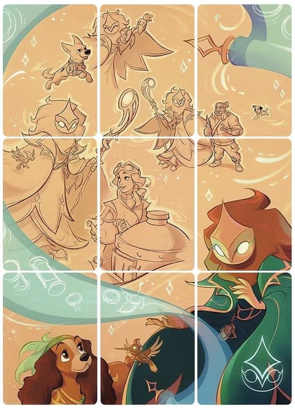 Archazia's Island Puzzle Insert (Set of 9) (Version 2 of 2), Archazia's Island P706128