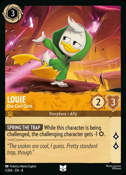 Louie - One Cool Duck (Foil), Reign of Jafar 1/204
