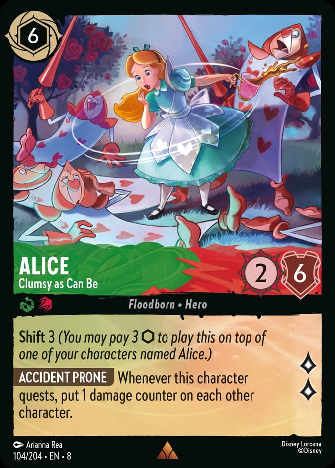Alice - Clumsy as Can Be, Reign of Jafar 104/204