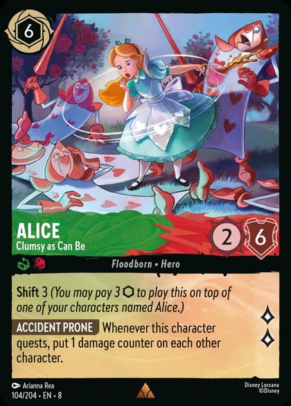 Alice - Clumsy as Can Be, Reign of Jafar 104/204