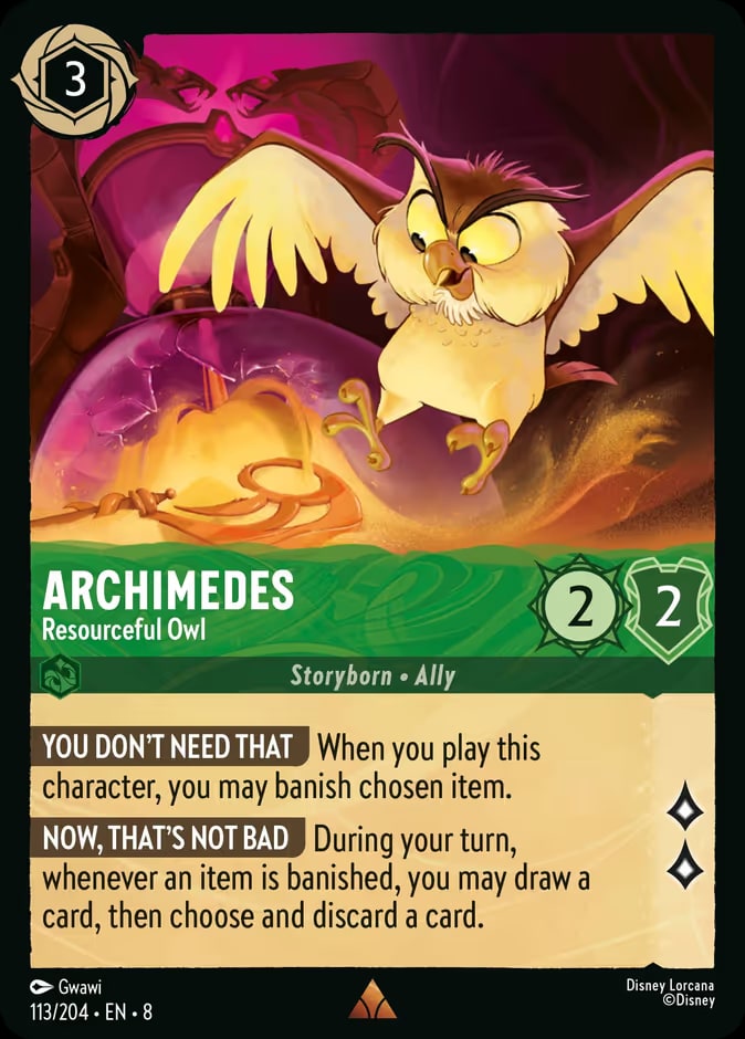 Archimedes - Resourceful Owl, Reign of Jafar 113/204