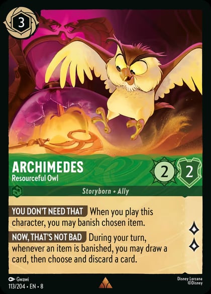Archimedes - Resourceful Owl, Reign of Jafar 113/204