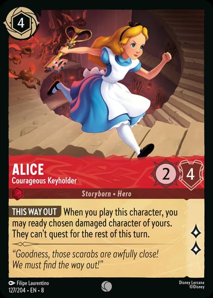 Alice - Courageous Keyholder, Reign of Jafar 127/204