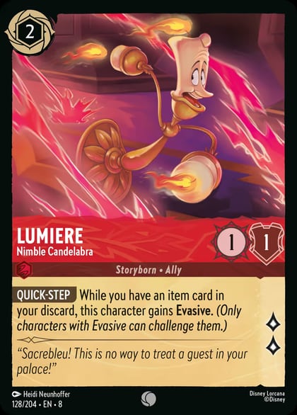 Lumiere - Nimble Candelabra, Reign of Jafar 128/204