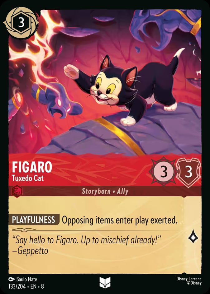Figaro - Tuxedo Cat, Reign of Jafar 133/204