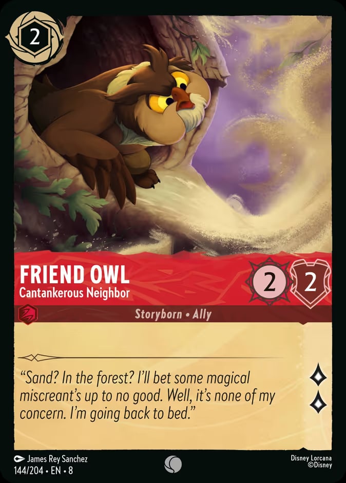 Friend Owl - Cantankerous Neighbor, Reign of Jafar 144/204