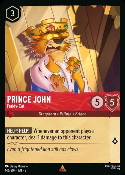 Prince John - Fraidy-Cat, Reign of Jafar 146/204