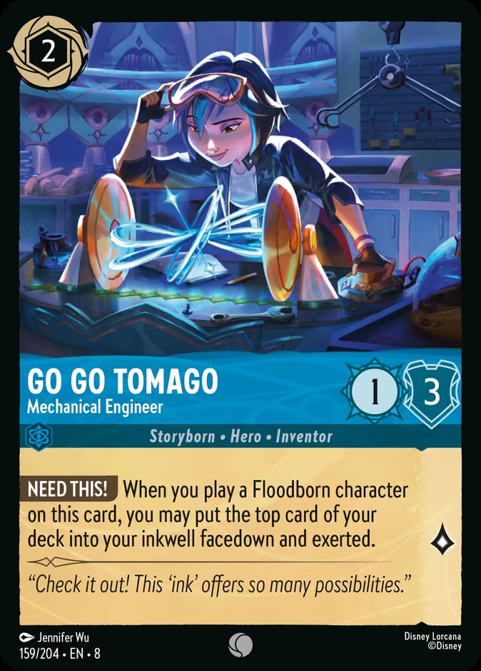 Go Go Tomago - Mechanical Engineer, Reign of Jafar 159/204