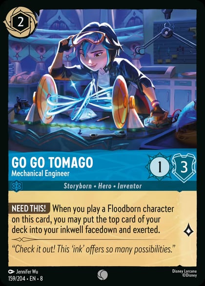 Go Go Tomago - Mechanical Engineer, Reign of Jafar 159/204