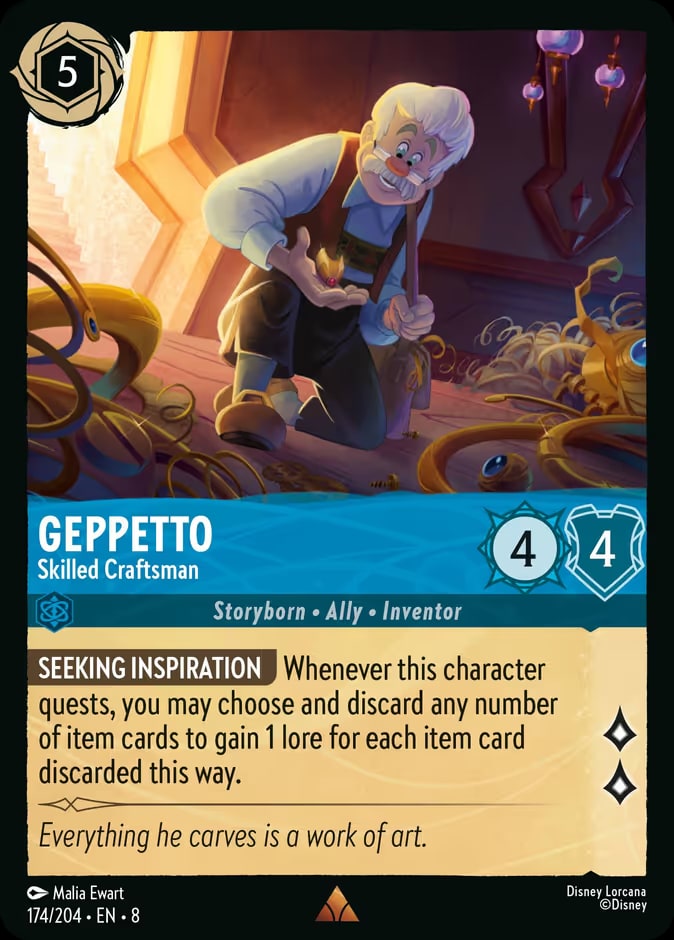 Geppetto - Skilled Craftsman, Reign of Jafar 174/204