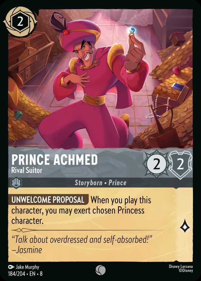 Prince Achmed - Rival Suitor, Reign of Jafar 184/204